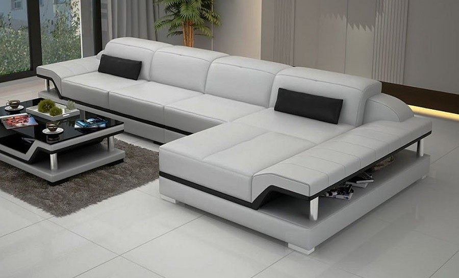 Nexus - 3sC - Leather Sofa Lounge Set